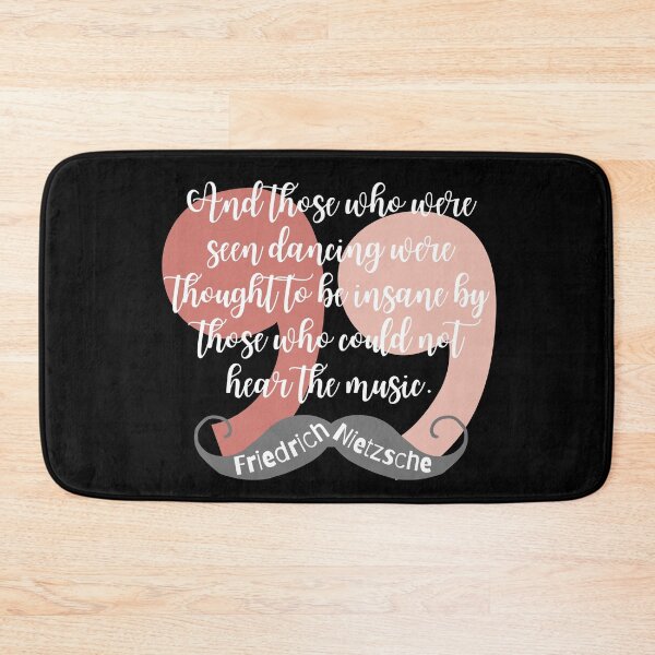 Item preview, Friedrich Nietzsche Quote - Those who were dancing designed and sold by superbling.