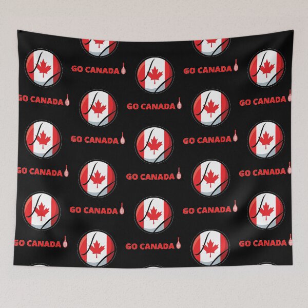 Item preview, TENNIS - GO CANADA! CHEER AND SUPPORT designed and sold by MrCreativeArts.