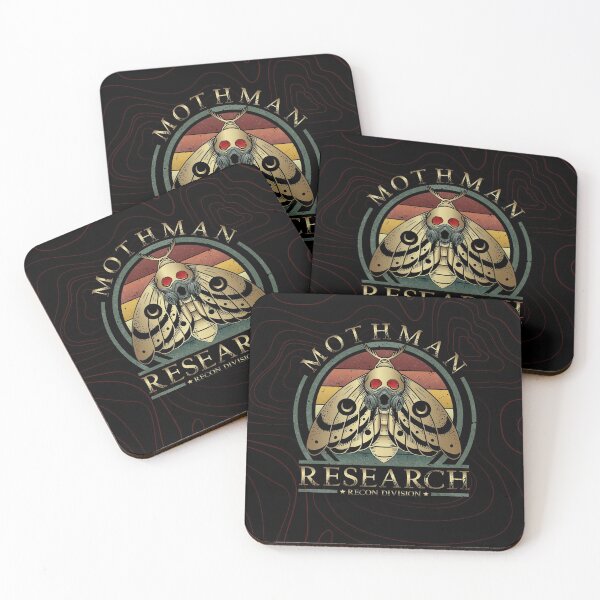 Item preview, Mothman Research: Recon Division - Unique Military-Style Retro Badge designed and sold by NatIntrovertSoc.