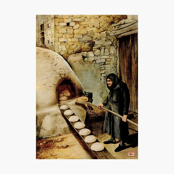 Item preview, Baking Bread designed and sold by talesofcyprus.