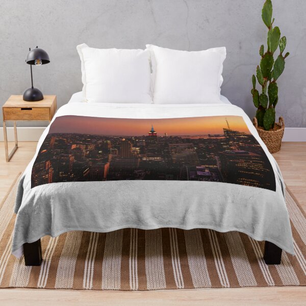 Item preview, New York City Manhattan skyline at sunset designed and sold by nycruss1.