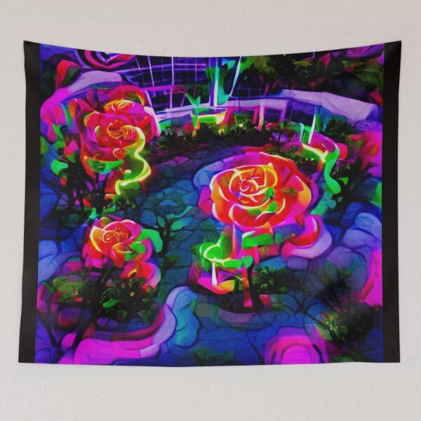 Item preview, Psychedelic Rose Garden  designed and sold by CSturgill2.