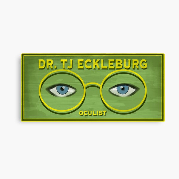 The Eyes of Dr. Eckleburg Canvas Print