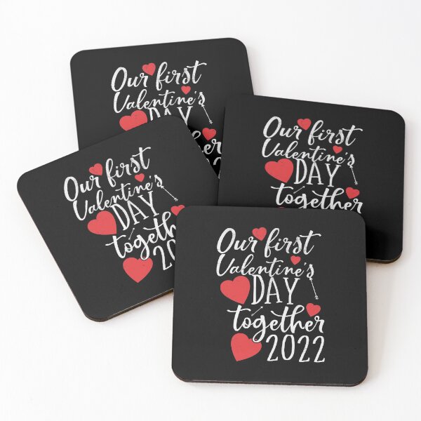 Item preview, Our First Valentines Day Together 2022 Matching Couple designed and sold by mBshirts.