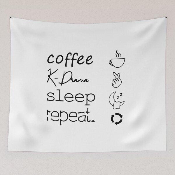 Item preview, coffee k-drama sleep repeat-korean goblin designed and sold by famaa.