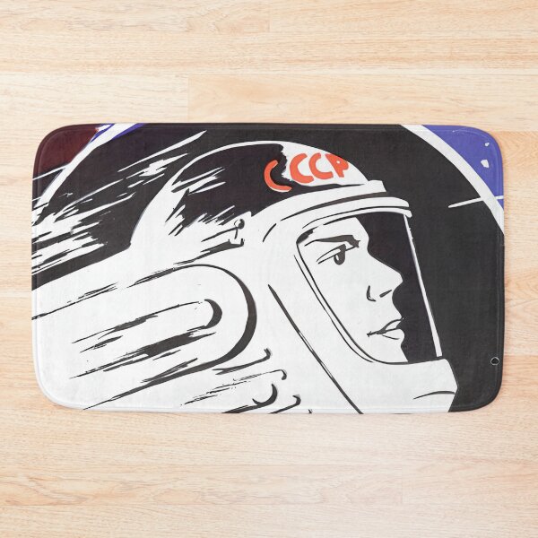 Item preview, Zooming Soviet cosmonaut alongside a revolutionary soldier. CCCP designed and sold by SovietPosters.