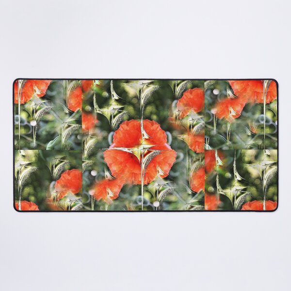 Item preview, Poppies in green designed and sold by Elena Lestachova.
