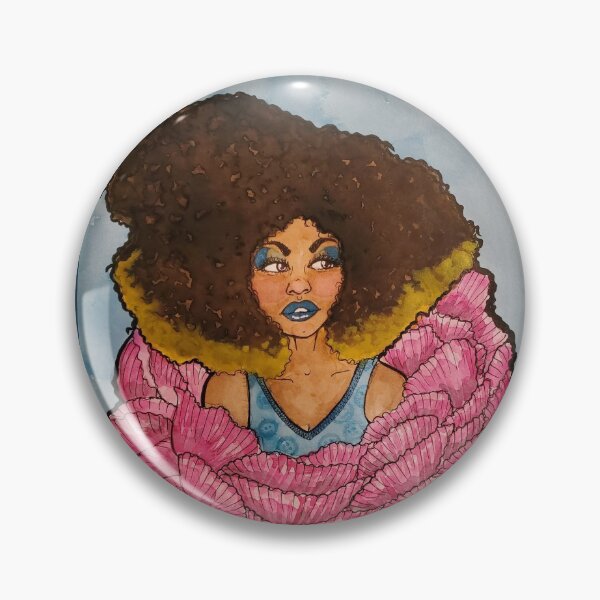 Item preview, Black women and flowers series. Emerging Beauty. designed and sold by Art-indulgence.