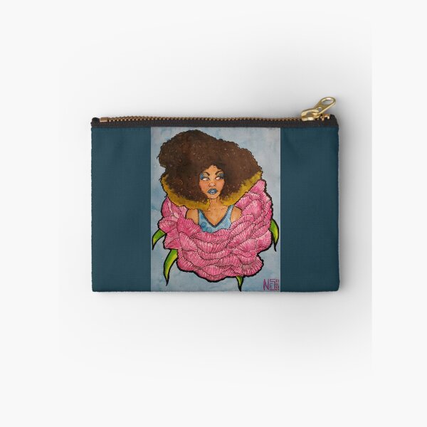 Item preview, Black women and flowers series. Emerging Beauty. designed and sold by Art-indulgence.