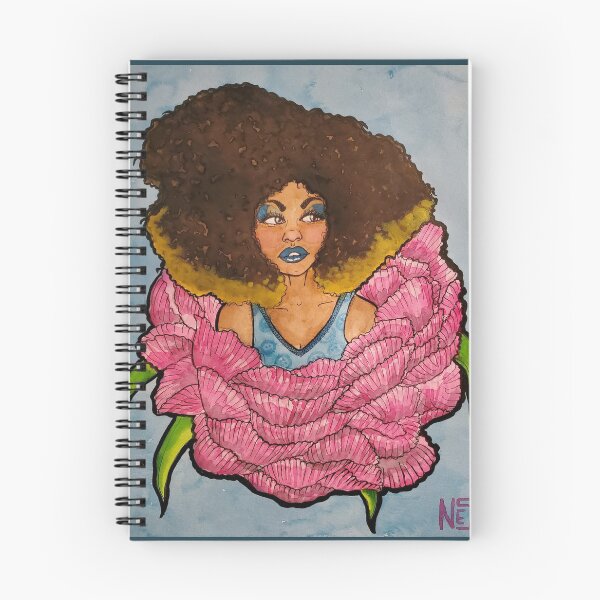 Item preview, Black women and flowers series. Emerging Beauty. designed and sold by Art-indulgence.
