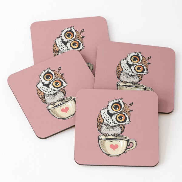 Item preview, Cute Coffee Owl designed and sold by Maartje de Volder.