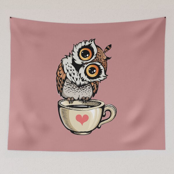 Item preview, Cute Coffee Owl designed and sold by Maartje de Volder.