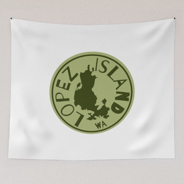 Item preview, Lopez Island, WA in Green designed and sold by Christina Lopez.