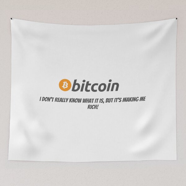 Item preview, Bitcoin made me rich! designed and sold by lovekwaii.