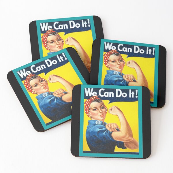 Item preview, WE CAN DO IT! - VINTAGE RETRO POSITIVE MOTIVATIONAL MESSAGE designed and sold by MrCreativeArts.