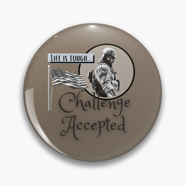 Item preview, Challenge Accepted designed and sold by Artsy57.