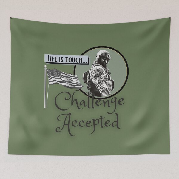 Item preview, Challenge Accepted designed and sold by Artsy57.
