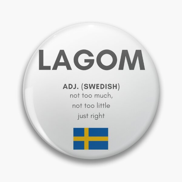 Item preview, "Lagom" Swedish for Just Right Lagom - Small version designed and sold by WoolAndMeasure.