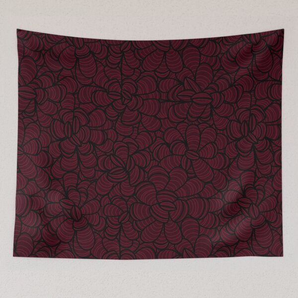 Item preview, Red Mussel Pattern  designed and sold by Krystal  Thomas.
