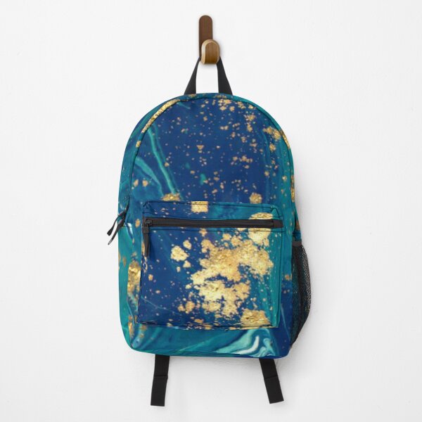 Item preview, Aqua and Gold Marble Design designed and sold by Jennifer Adair.