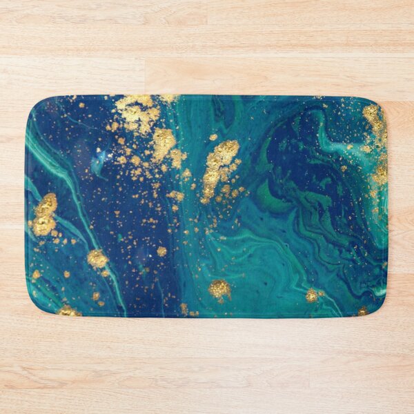 Item preview, Aqua and Gold Marble Design designed and sold by Jennifer Adair.