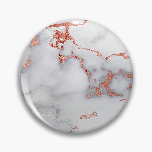 Item preview, White and Rose Gold Marble designed and sold by Jennifer Adair.