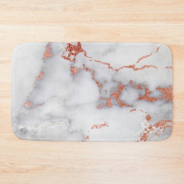 Item preview, White and Rose Gold Marble designed and sold by Jennifer Adair.