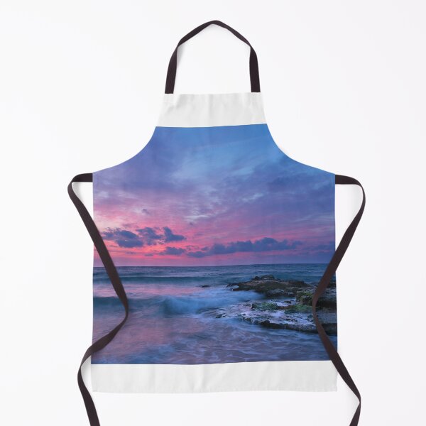 Item preview, Pink & Purple Cotton Candy Ocean Shore Sunset designed and sold by newburyboutique.