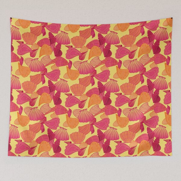 Item preview, Pastel Pink, Orange, and Red Shells designed and sold by Krystal  Thomas.