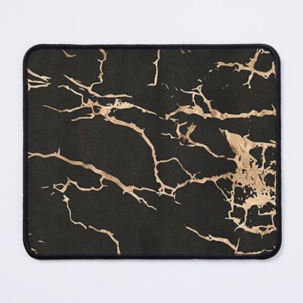 Item preview, Black and Gold Cracks designed and sold by Jennifer Adair.