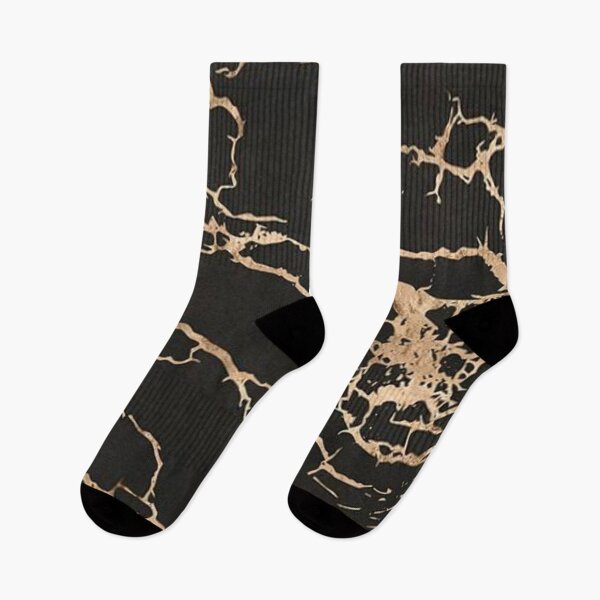 Item preview, Black and Gold Cracks designed and sold by Jennifer Adair.