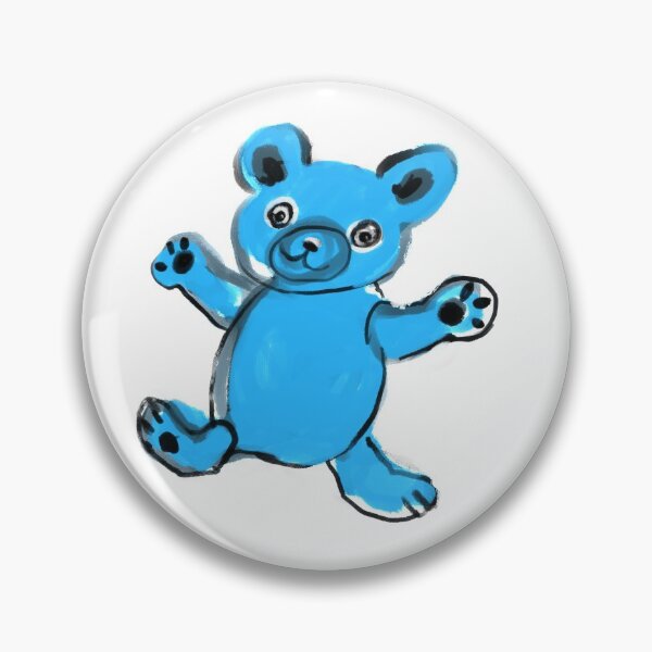 Item preview, Skyblue teddybear designed and sold by Lemontreeart63.