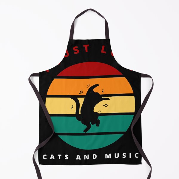 Item preview, I Just A  Love  Cats and Music  - For Cat lovers - vintage Cat Gift Mom, Dad Cats designed and sold by zakibenj.
