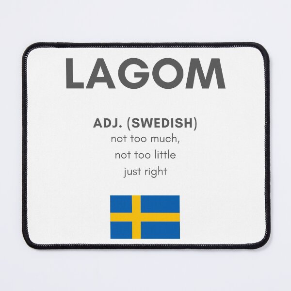 Item preview, "Lagom" Swedish for Just Right Lagom - Large version designed and sold by WoolAndMeasure.