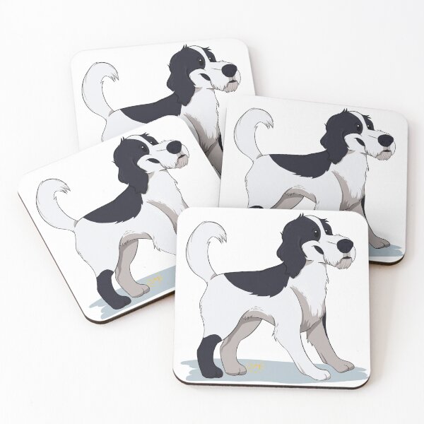 Item preview, Puppy Love 2: Doodle (Black Parti) designed and sold by Sophie Mattocks.