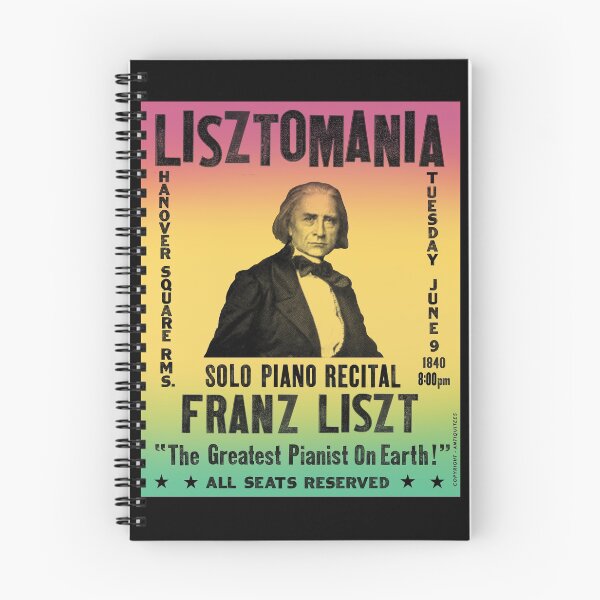 Item preview, Franz Liszt LISZTOMANIA Piano Recital/London 1840 designed and sold by ANTIQUITees.