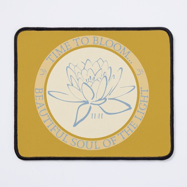 Item preview, TIME TO BLOOM BEAUTIFUL SOUL LOTUS FLOWER AFFIRMATION designed and sold by Mercurial Merkaba.