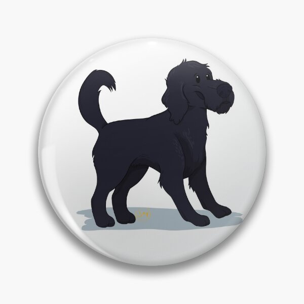 Item preview, Puppy Love 2: Doodle (Black) designed and sold by Sophie Mattocks.