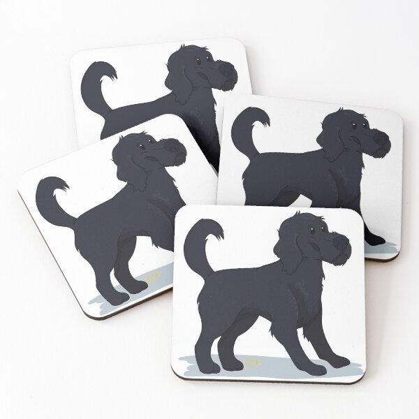 Item preview, Puppy Love 2: Doodle (Black) designed and sold by Sophie Mattocks.