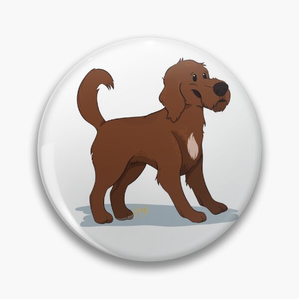 Item preview, Puppy Love 2: Doodle "Captain" (Red) designed and sold by Sophie Mattocks.