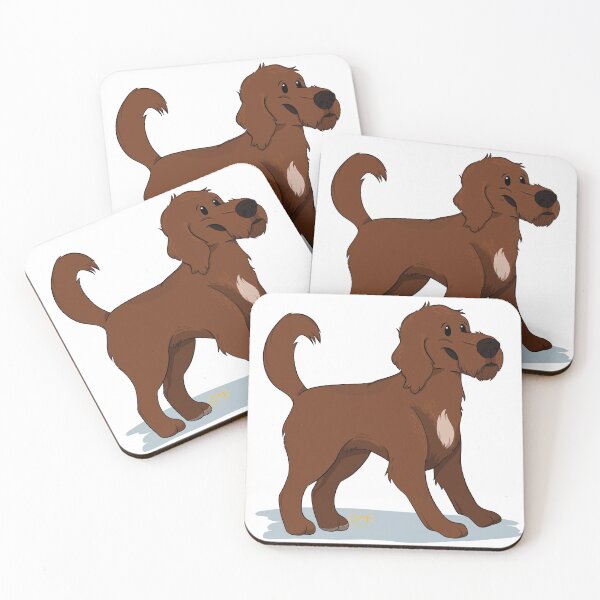 Item preview, Puppy Love 2: Doodle "Captain" (Red) designed and sold by Sophie Mattocks.