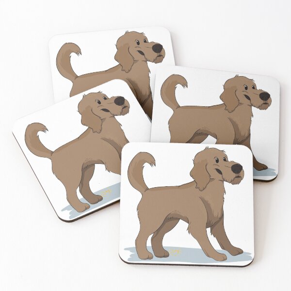 Item preview, Puppy Love 2: Doodle (Cream) designed and sold by Sophie Mattocks.