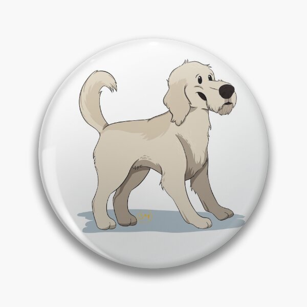 Item preview, Puppy Love 2: Doodle (White) designed and sold by Sophie Mattocks.