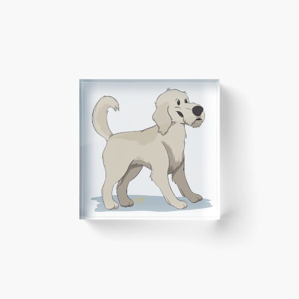 Item preview, Puppy Love 2: Doodle (White) designed and sold by Sophie Mattocks.