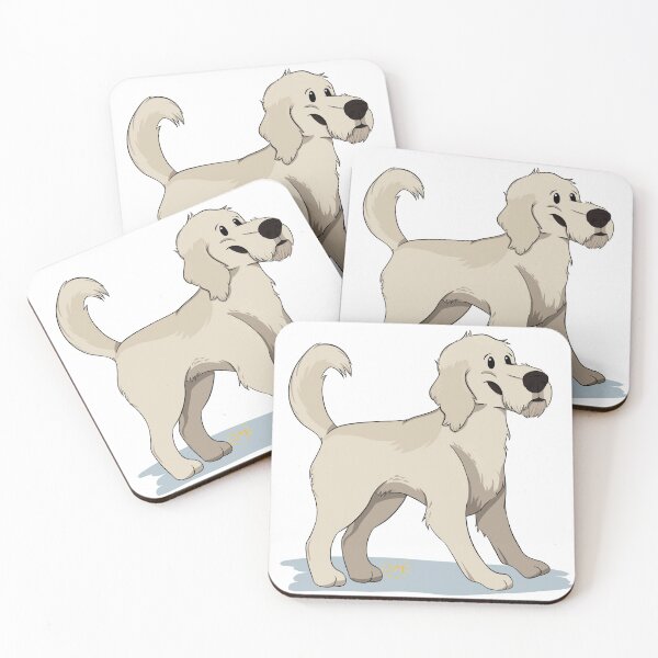 Item preview, Puppy Love 2: Doodle (White) designed and sold by Sophie Mattocks.