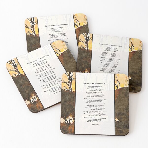 Item preview, Sunset as the Phoenix's Rise Poem designed and sold by Pamela Storch.