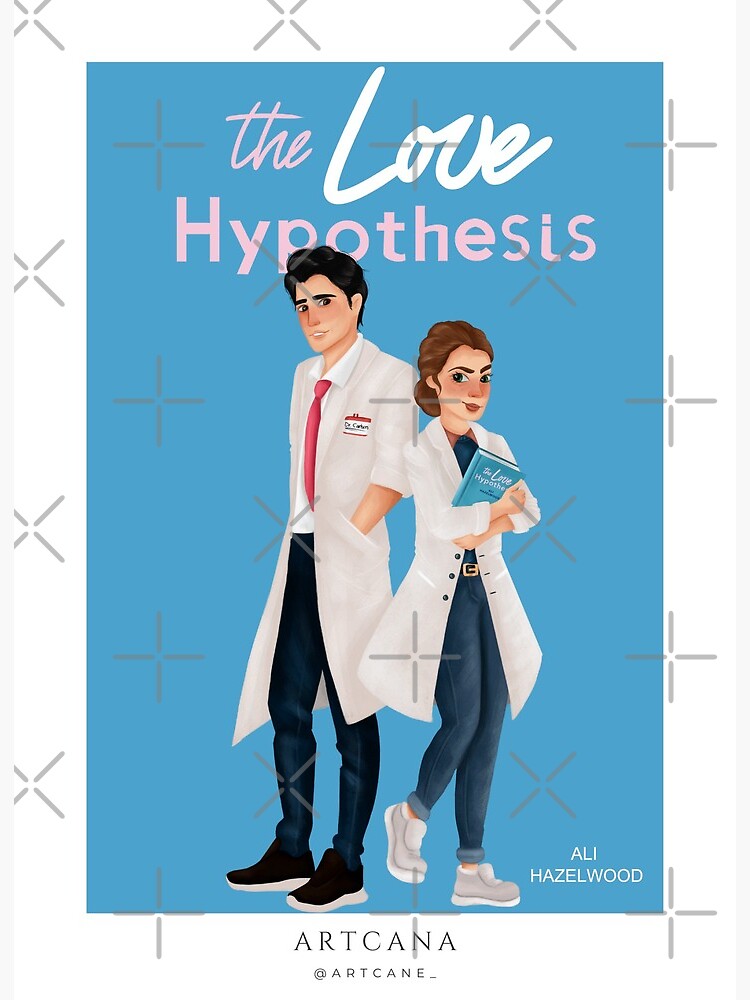 The Love Hypothesis - Olive Smith and Adam Carlsen ‘Dr. Carlsen’ (Fan Art)  | Art Board Print