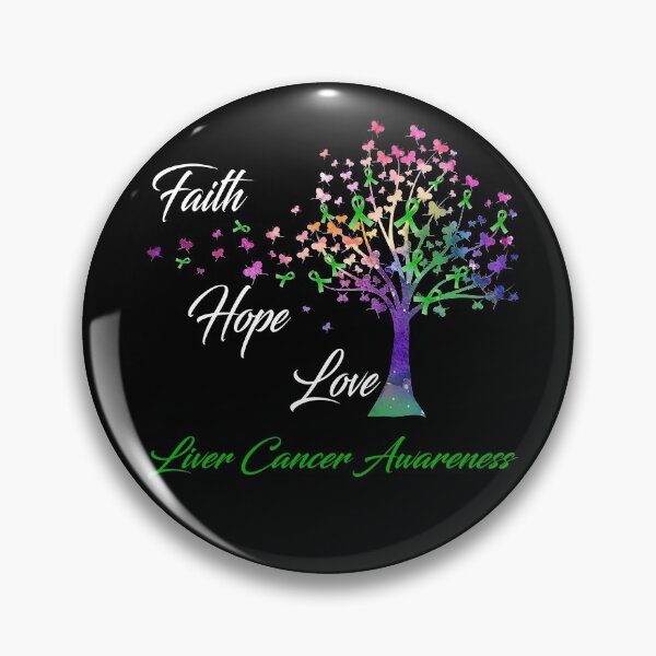 Item preview, Ribbon Tree Faith Hope Love Liver Cancer Awareness designed and sold by Tadmab.