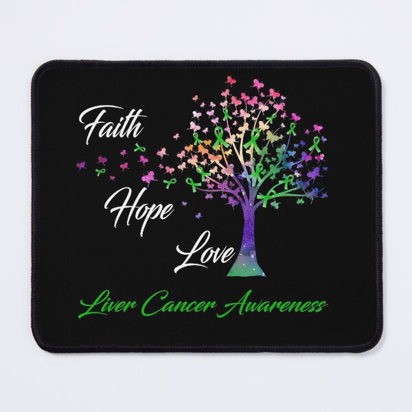 Item preview, Ribbon Tree Faith Hope Love Liver Cancer Awareness designed and sold by Tadmab.