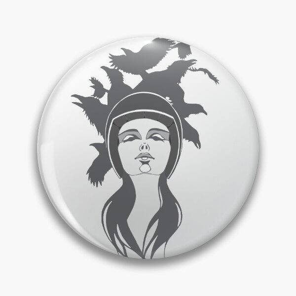 Item preview, As The Crow Flies (gray) designed and sold by foxheartart.
